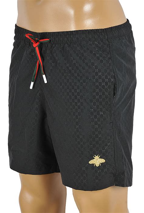 gucci canvas shorts|Gucci swim shorts for men.